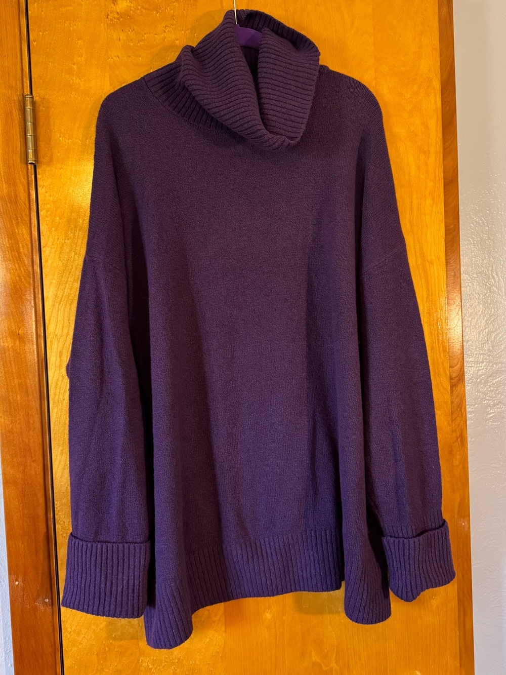Old Navy Deep Purple Turtleneck Sweater